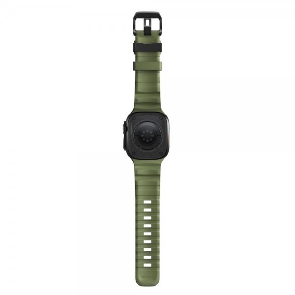 Nomad Apple Watch 44/45/46mm/Ultra 49mm Armbånd Rocky Point Svart Forest