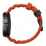 Nomad Apple Watch 44/45/46mm/Ultra 49mm Armbånd Rocky Point Svart Magma