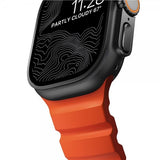Nomad Apple Watch 44/45/46mm/Ultra 49mm Armbånd Rocky Point Svart Magma