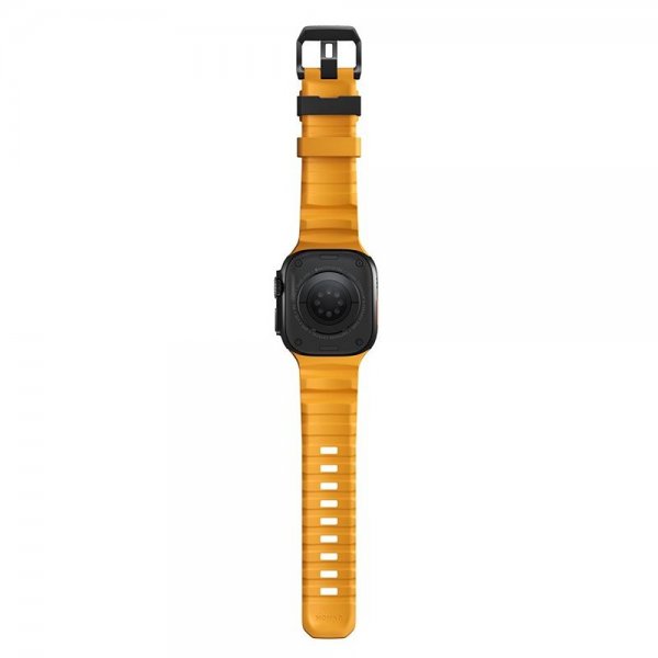 Nomad Apple Watch 44/45/46mm/Ultra 49mm Armbånd Rocky Point Svart Sol