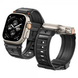 Spigen Apple Watch 44/45/46mm/Ultra 49mm Armbånd Rugged Ultra Matte Black