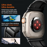 Spigen Apple Watch 44/45/46mm/Ultra 49mm Armbånd Rugged Ultra Matte Black