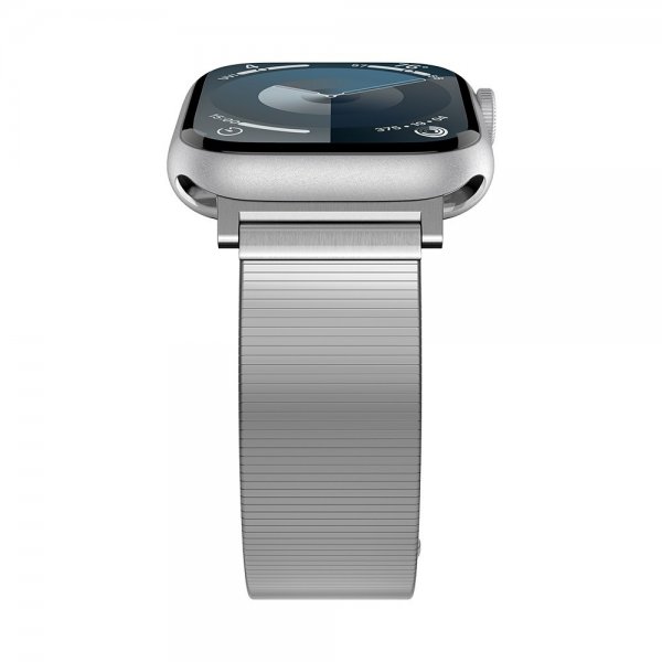 Spigen Apple Watch 44/45/46mm/Ultra 49mm Armbånd Sleek Link Sølv