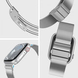 Spigen Apple Watch 44/45/46mm/Ultra 49mm Armbånd Sleek Link Sølv