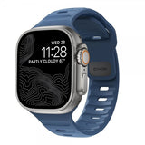 Nomad Apple Watch 44/45/46mm/Ultra 49mm Armbånd Sport Band Naval Blue