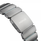 Nomad Apple Watch 44/45/46mm/Ultra 49mm Armbånd Stratos Band Natural Icy Blue Glow