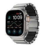 Nomad Apple Watch 44/45/46mm/Ultra 49mm Armbånd Stratos Band Natural Svart