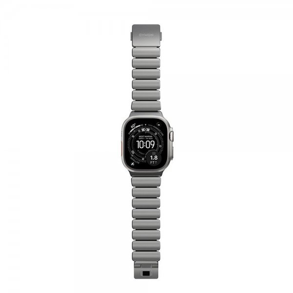 Nomad Apple Watch 44/45/46mm/Ultra 49mm Armbånd Stratos Band Natural Svart
