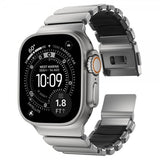 Nomad Apple Watch 44/45/46mm/Ultra 49mm Armbånd Stratos Band Natural Svart