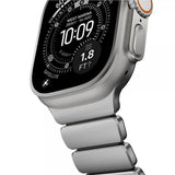 Nomad Apple Watch 44/45/46mm/Ultra 49mm Armbånd Stratos Band Natural Svart