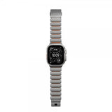 Nomad Apple Watch 44/45/46mm/Ultra 49mm Armbånd Stratos Band Natural Ultra Orange