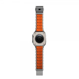 Nomad Apple Watch 44/45/46mm/Ultra 49mm Armbånd Stratos Band Natural Ultra Orange