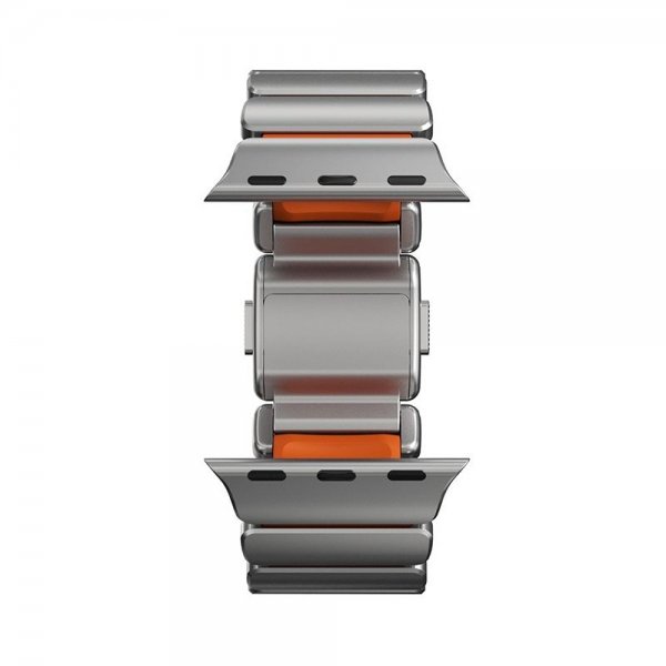 Nomad Apple Watch 44/45/46mm/Ultra 49mm Armbånd Stratos Band Natural Ultra Orange