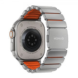 Nomad Apple Watch 44/45/46mm/Ultra 49mm Armbånd Stratos Band Natural Ultra Orange