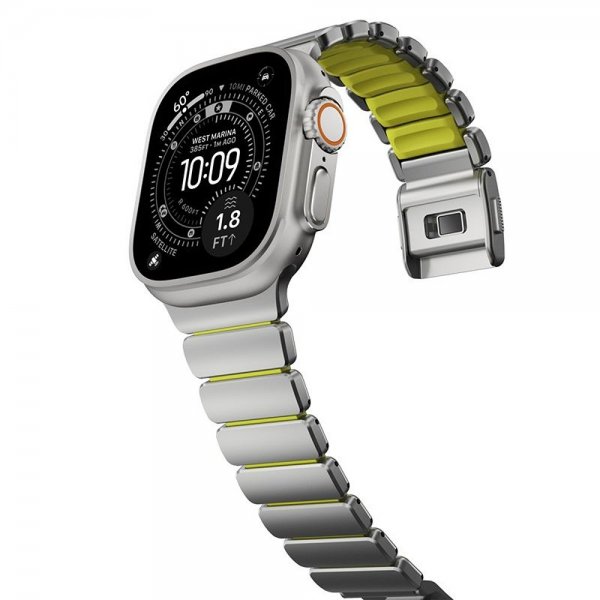 Nomad Apple Watch 44/45/46mm/Ultra 49mm Armbånd Stratos Band Natural Volt