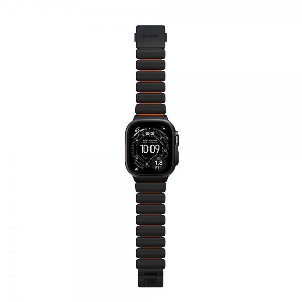 Nomad Apple Watch 44/45/46mm/Ultra 49mm Armbånd Stratos Band Svart