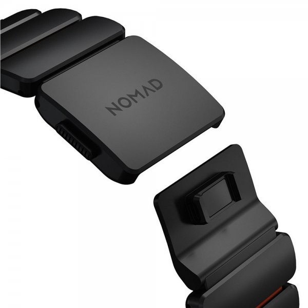 Nomad Apple Watch 44/45/46mm/Ultra 49mm Armbånd Stratos Band Svart