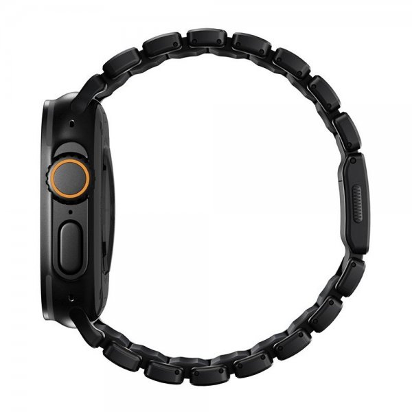 Nomad Apple Watch 44/45/46mm/Ultra 49mm Armbånd Stratos Band Svart Ultra Orange