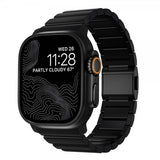 Nomad Apple Watch 44/45/46mm/Ultra 49mm Armbånd Titanium Band Svart