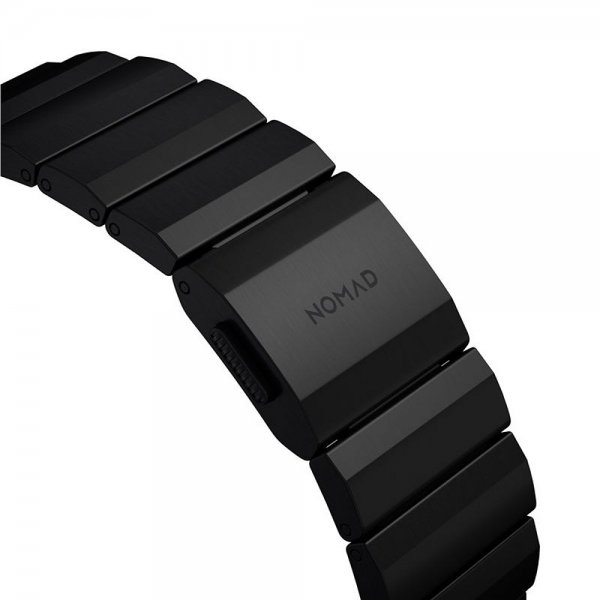 Nomad Apple Watch 44/45/46mm/Ultra 49mm Armbånd Titanium Band Svart
