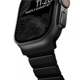 Nomad Apple Watch 44/45/46mm/Ultra 49mm Armbånd Titanium Band Svart