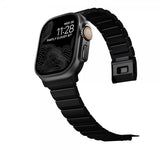 Nomad Apple Watch 44/45/46mm/Ultra 49mm Armbånd Titanium Band Svart