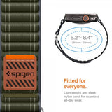 Spigen Apple Watch 44/45/46mm/Ultra 49mm Armbånd WBF0 Grønn