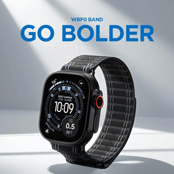 Spigen Apple Watch 44/45/46mm/Ultra 49mm Armbånd WBF0 Svart