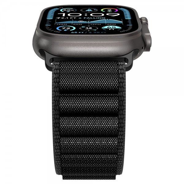 Spigen Apple Watch 44/45/46mm/Ultra 49mm Armbånd WBF1 Svart