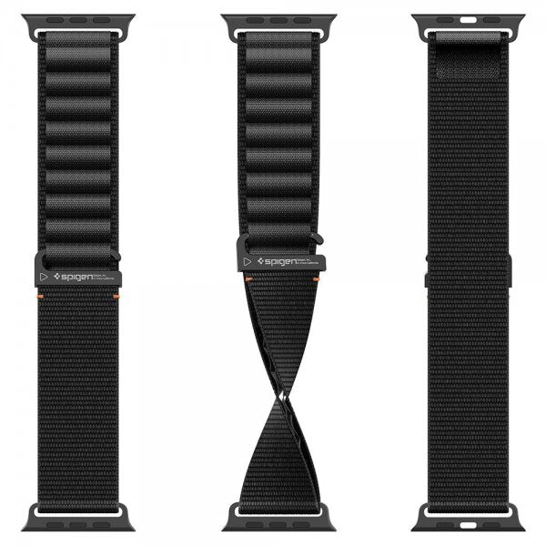 Spigen Apple Watch 44/45/46mm/Ultra 49mm Armbånd WBF1 Svart