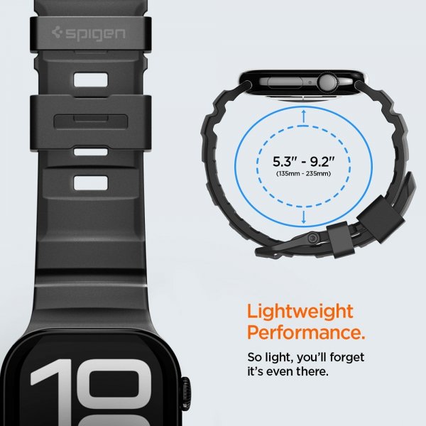Spigen Apple Watch 44/45/46mm/Ultra 49mm Armbånd WBS2 Svart
