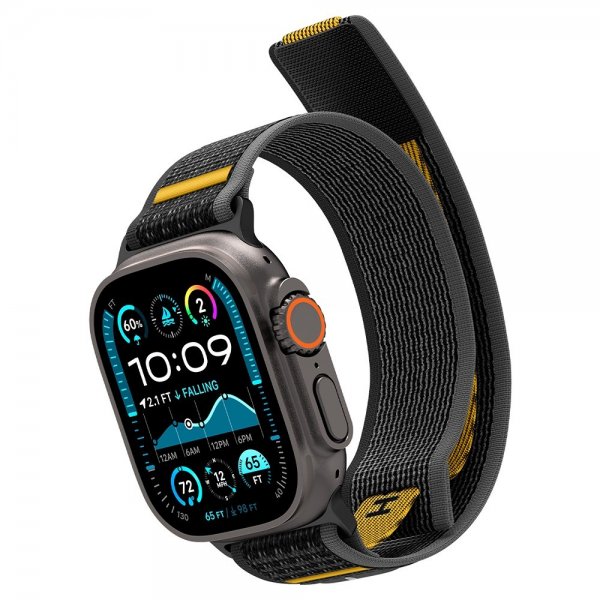 Spigen Apple Watch 44/45/46mm/Watch Ultra 49mm Armbånd Athlex Air Active Black