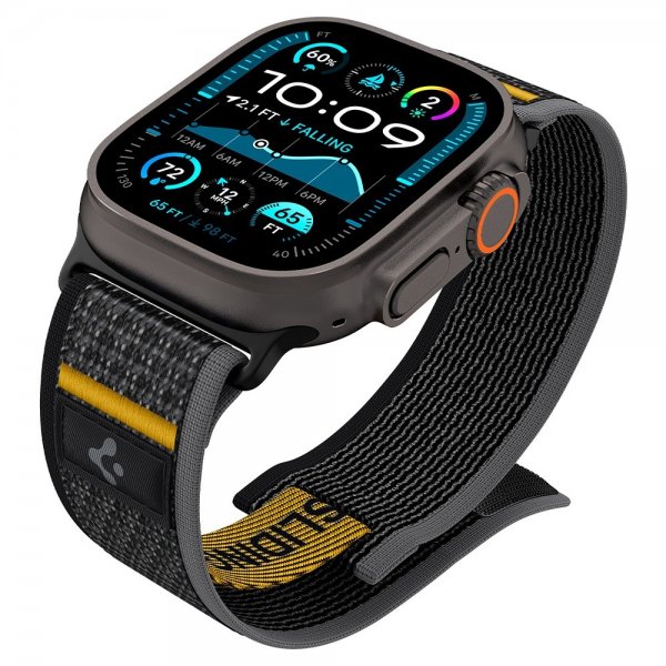 Spigen Apple Watch 44/45/46mm/Watch Ultra 49mm Armbånd Athlex Air Active Black