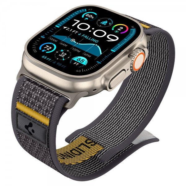 Spigen Apple Watch 44/45/46mm/Watch Ultra 49mm Armbånd Athlex Air Active Gray