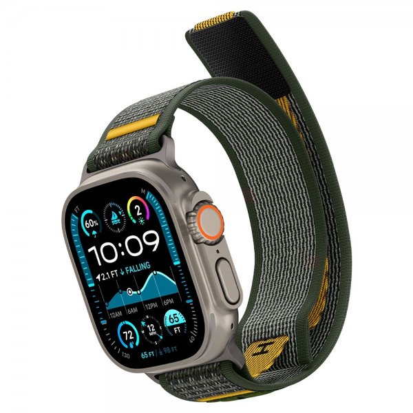 Spigen Apple Watch 44/45/46mm/Watch Ultra 49mm Armbånd Athlex Air Active Gray