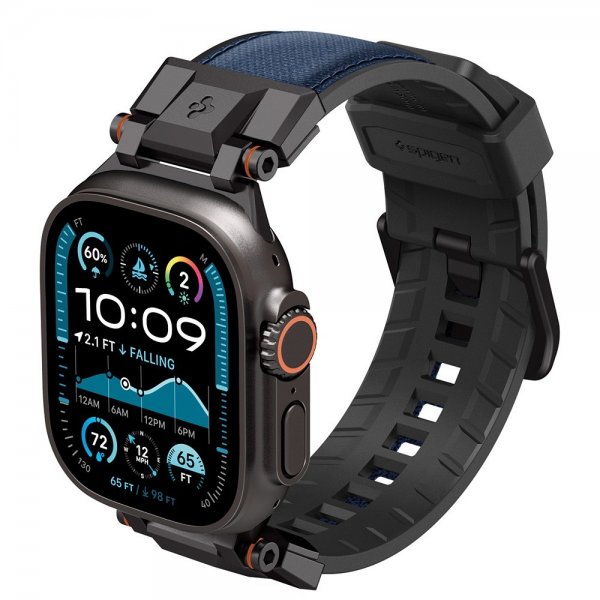 Spigen Apple Watch 44/45/46mm/Watch Ultra 49mm Armbånd DuraPro Armor Navy Blue
