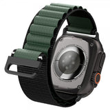 Spigen Apple Watch 44/45/46mm/Watch Ultra 49mm Armbånd WBF1 Svart Grønn
