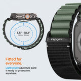 Spigen Apple Watch 44/45/46mm/Watch Ultra 49mm Armbånd WBF1 Svart Grønn