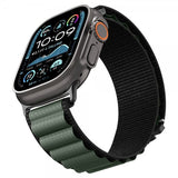 Spigen Apple Watch 44/45/46mm/Watch Ultra 49mm Armbånd WBF1 Svart Grønn
