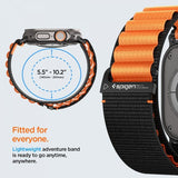 Spigen Apple Watch 44/45/46mm/Watch Ultra 49mm Armbånd WBF1 Svart Oransje