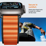 Spigen Apple Watch 44/45/46mm/Watch Ultra 49mm Armbånd WBF1 Svart Oransje