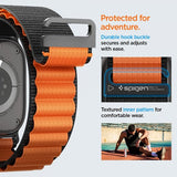Spigen Apple Watch 44/45/46mm/Watch Ultra 49mm Armbånd WBF1 Svart Oransje