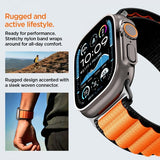 Spigen Apple Watch 44/45/46mm/Watch Ultra 49mm Armbånd WBF1 Svart Oransje