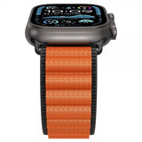 Spigen Apple Watch 44/45/46mm/Watch Ultra 49mm Armbånd WBF1 Svart Oransje