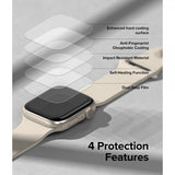 Ringke Apple Watch 44/45mm Skjermbeskytter Dual Easy Film 3-pack