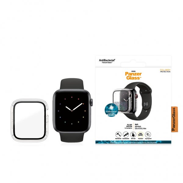PanzerGlass Apple Watch 44mm (Series 4/5/6/SE) Full Body Protection Klar