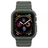 Spigen Apple Watch 44/45mm Deksel med Armbånd Rugged Armor Pro Military Green