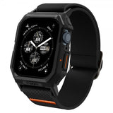 Spigen Apple Watch 45mm Armbånd og Deksel Lite Fit Pro Matte Black