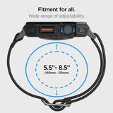 Spigen Apple Watch 45mm Armbånd og Deksel Lite Fit Pro Matte Black