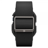 Spigen Apple Watch 45mm Armbånd og Deksel Lite Fit Pro Matte Black